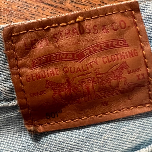 Levi’s 501® ORIGINAL FIT HIGH RISE WOMEN'S SHORTS W26 - Picture 7 of 11